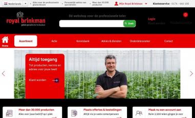 Schermafbeelding van royalbrinkman.nl