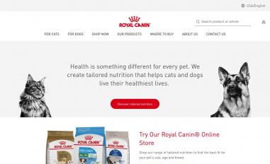 Schermafbeelding van royalcanin.com