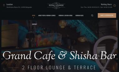 Schermafbeelding van royalloungebelgrade.com