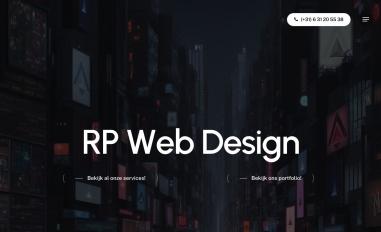Schermafbeelding van rpwebdesign.nl