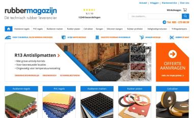 Schermafbeelding van rubbermagazijn.nl