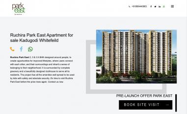 Schermafbeelding van ruchira-parkeast.com