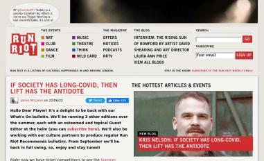 Schermafbeelding van run-riot.com
