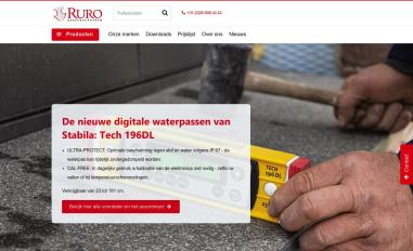 Schermafbeelding van ruro.nl