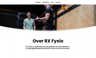 Schermafbeelding van rxfysio.nl