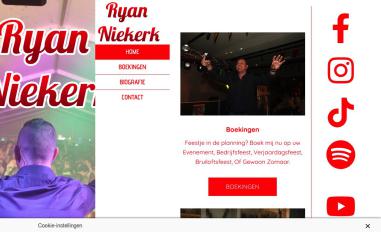 Schermafbeelding van ryanniekerk.nl