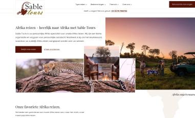 Schermafbeelding van sabletours.nl