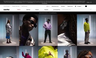 Schermafbeelding van sacha.nl