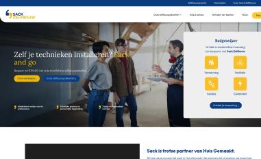 Schermafbeelding van sackzelfbouw.be