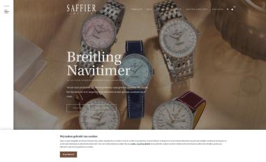 Schermafbeelding van saffierjuwelier.nl