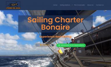 Schermafbeelding van sailing-charter-bonaire.com