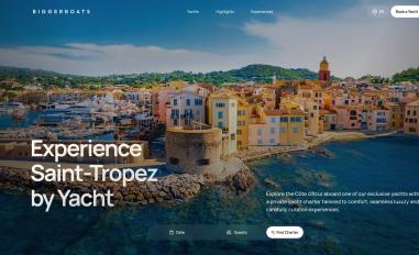 Schermafbeelding van saint-tropezexperience.com