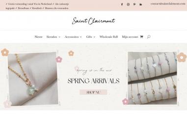 Schermafbeelding van saintclairmont.com