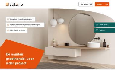 Schermafbeelding van salano.nl