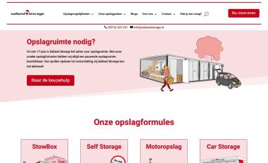 Schermafbeelding van sallandstorage.nl