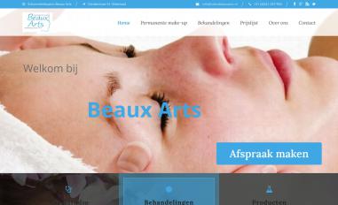 Schermafbeelding van salonbeauxarts.nl