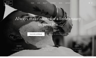 Schermafbeelding van salondenieuwestad.nl