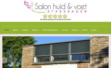 Schermafbeelding van salonhuidenvoet.nl