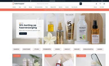 Schermafbeelding van salontopper.nl