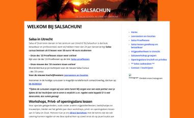 Schermafbeelding van salsachun.nl