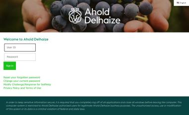 Schermafbeelding van sam.ahold.com