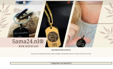 Schermafbeelding van sama24.nl