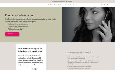 Schermafbeelding van samdigital.nl