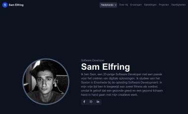 Schermafbeelding van samelfring.nl