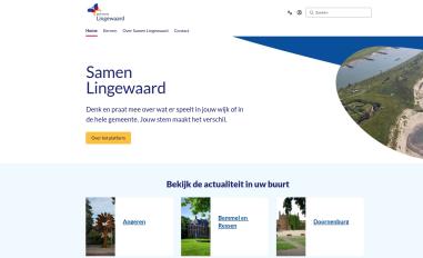 Schermafbeelding van samen.lingewaard.nl