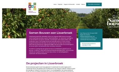 Schermafbeelding van samenbouwenaanlisserbroek.nl