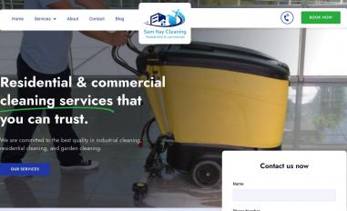 Schermafbeelding van samitaycleaningservices.com