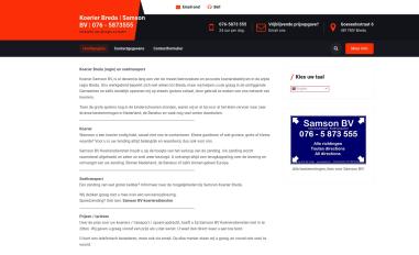 Schermafbeelding van samsonbv.nl