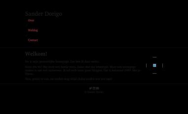 Schermafbeelding van sanderdorigo.nl