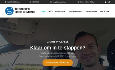 Schermafbeelding van sanderheuvelman.nl