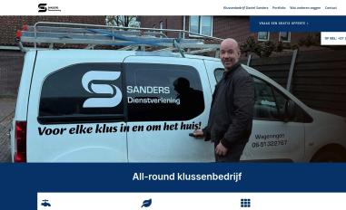 Schermafbeelding van sandersdienstverlening.nl