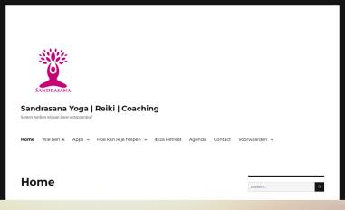 Schermafbeelding van sandrasana.nl