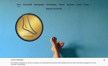 Schermafbeelding van sanivoet.nl