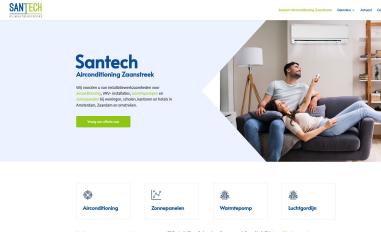 Schermafbeelding van santech.nu
