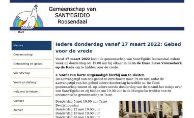 Schermafbeelding van santegidioroosendaal.nl