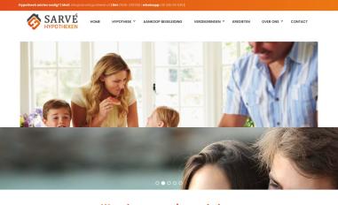 Schermafbeelding van sarvehypotheken.nl