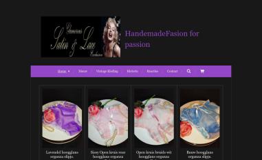 Schermafbeelding van satinandlace.nl