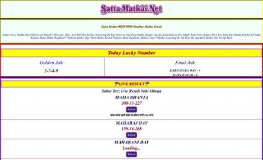 Schermafbeelding van sattamatkai.net