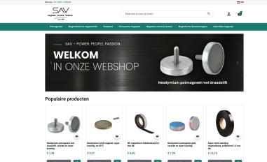 Schermafbeelding van sav-webshop.com