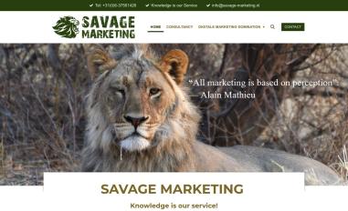 Schermafbeelding van savagemarketing.nl