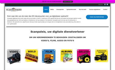 Schermafbeelding van scanpaleis.nl