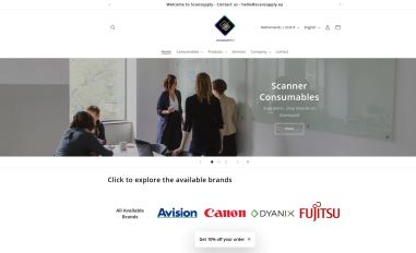 Schermafbeelding van scansupply.eu