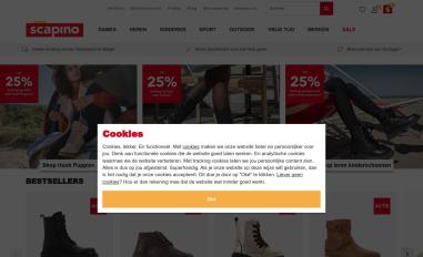 Schermafbeelding van scapino.nl