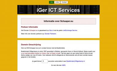 Schermafbeelding van schaaper.eu