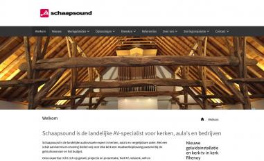 Schermafbeelding van schaapsound.nl