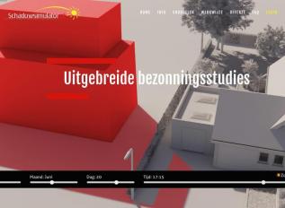 Schermafbeelding van schaduwsimulator.nl